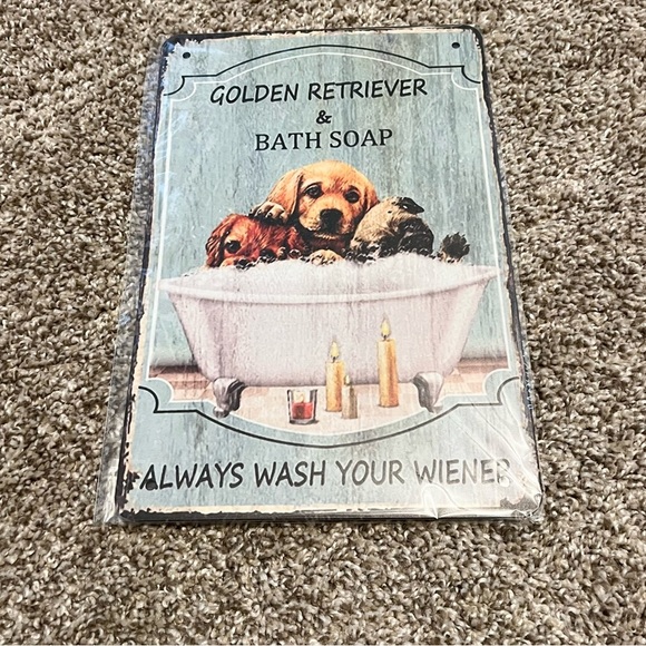 Other - NEW Golden Retriever Sign